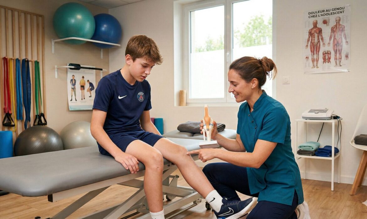 Kiné pour l'Osgood-Schlatter : utile, mais pas suffisante